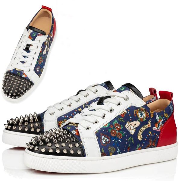 дизайн современные 20s младший шипы red bottom мужские кроссовки обувь low top printed телячья кожа повседневная walking партии, свадьба, пл, Black
дизайн современные 20s младший шипы red bottom мужские кроссовки обувь low top printed телячья кожа повседневная walking партии, свадьба, пл, Black