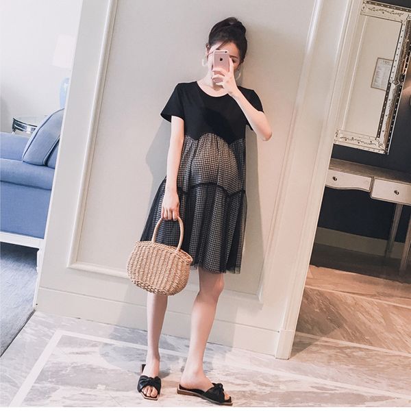 maternity dresses summer 2020 new korean plaid lace mesh splicing fashion a version mom dress clothes for pregnant women, White
maternity dresses summer 2020 new korean plaid lace mesh splicing fashion a version mom dress clothes for pregnant women, White