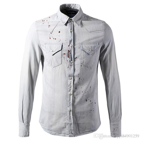 mens designer shirts spring denim shirt fashion cotton casual slim long sleeved luxury coat slim fit dress homme shirt size m-3xl, Black;brown
mens designer shirts spring denim shirt fashion cotton casual slim long sleeved luxury coat slim fit dress homme shirt size m-3xl, Black;brown