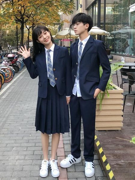 женин мђжин плае blazer кђѬки ком set jk high school uniform ђден мђжин девђки, White
женин мђжин плае blazer кђѬки ком set jk high school uniform ђден мђжин девђки, White