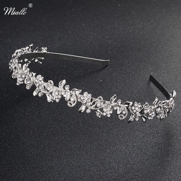 miallo crystal bridal tiaras and crowns wedding hair accessories headband headpieces for bridal hairstyle, Golden;white
miallo crystal bridal tiaras and crowns wedding hair accessories headband headpieces for bridal hairstyle, Golden;white