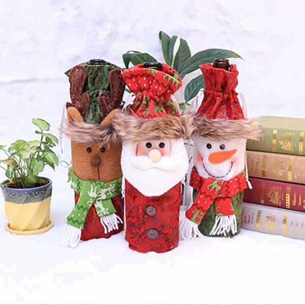 chrischristmas decorations for home santa claus wine bottle cover snowman stocking gift holders xmas navidad decor new year
chrischristmas decorations for home santa claus wine bottle cover snowman stocking gift holders xmas navidad decor new year