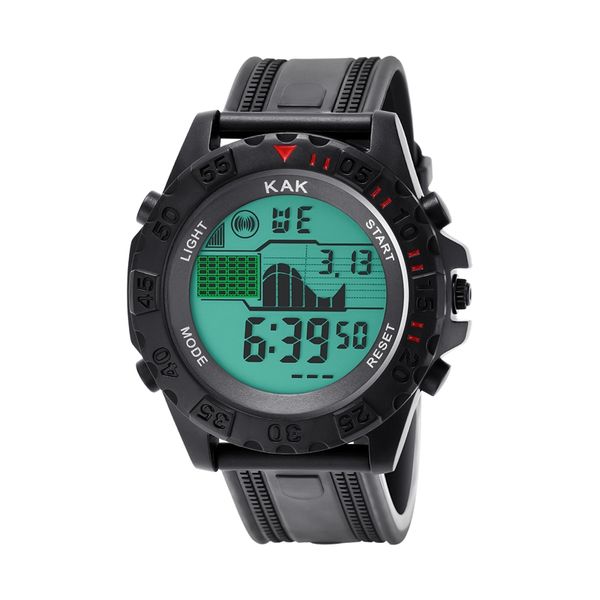kak men sport watches waterproof digital led display male electronic wrist watch, Slivery;brown
kak men sport watches waterproof digital led display male electronic wrist watch, Slivery;brown