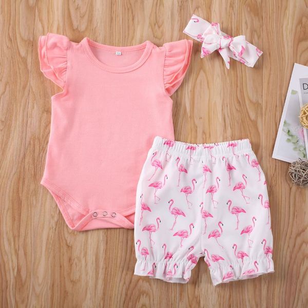 3pcs toddler kids baby girls clothes sets 0-24m solid ruffles short sleeve t-shirt +short pants summer, White
3pcs toddler kids baby girls clothes sets 0-24m solid ruffles short sleeve t-shirt +short pants summer, White