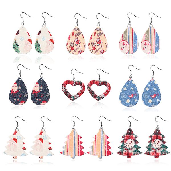 New chri tma gift kendra tyle pu leather glitter parkly oval earring fa hion dangle earring for women, Silver