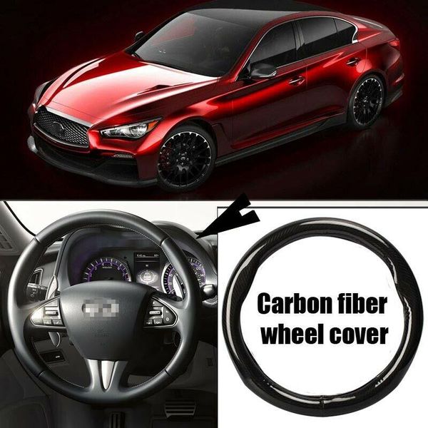 car-styling 38cm black carbon fiber pvc leather car steering wheel cover for infiniti q50
car-styling 38cm black carbon fiber pvc leather car steering wheel cover for infiniti q50
