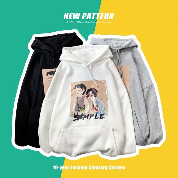 осень зима ins печатается с капюшоном плюс повседневная hoodie velvet hoodie женщин с втулкой пары в корейском стиле с отрывным fit популярн, Black
осень зима ins печатается с капюшоном плюс повседневная hoodie velvet hoodie женщин с втулкой пары в корейском стиле с отрывным fit популярн, Black