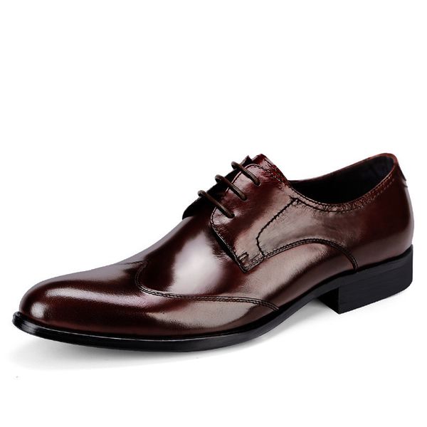 plus size men brogue dress shoes new luxury italian style pointed toe formal wedding casual lace-up plaid business leather shoes, Black
plus size men brogue dress shoes new luxury italian style pointed toe formal wedding casual lace-up plaid business leather shoes, Black