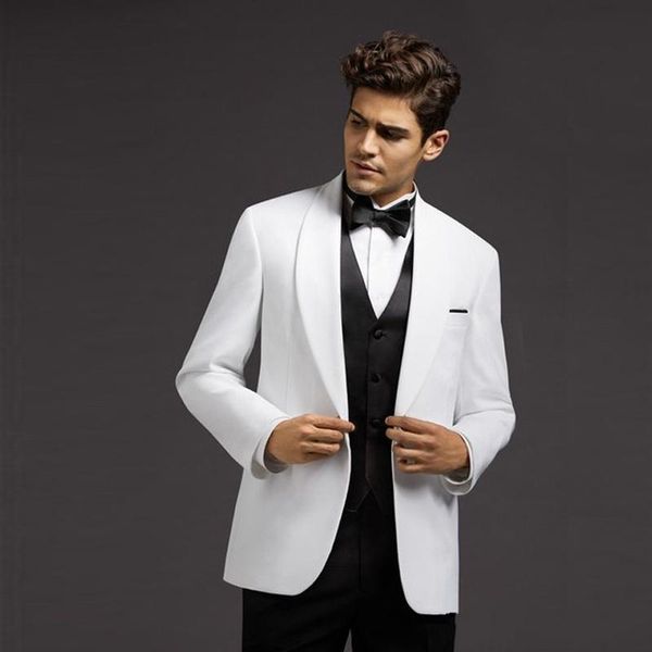 white groom tuxedos shawl lapel groomsman wedding tuxedos popular men formal business prom dinner 3 piece suit(jacket+pants+tie+vest) 1301, Black;gray
white groom tuxedos shawl lapel groomsman wedding tuxedos popular men formal business prom dinner 3 piece suit(jacket+pants+tie+vest) 1301, Black;gray