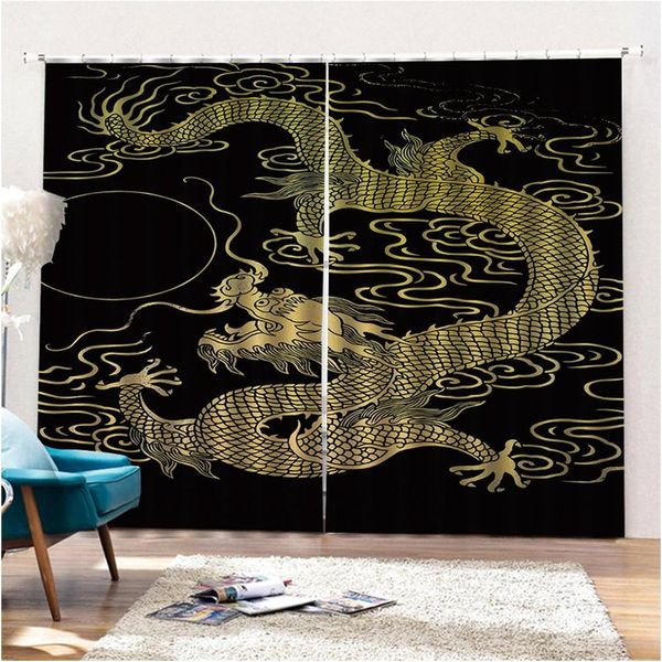 golden dragon on black stylish 170x200cm window curtains for home kitchen living room bedroom window decoration
golden dragon on black stylish 170x200cm window curtains for home kitchen living room bedroom window decoration