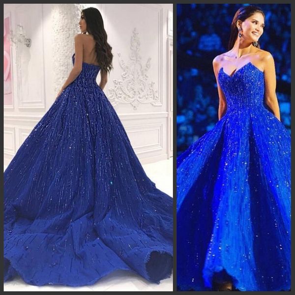 royal blue charming evening dresses sweetheart sequins satin elegant prom dresses backless zipper back sweep train cocktail party gowns, Black;red
royal blue charming evening dresses sweetheart sequins satin elegant prom dresses backless zipper back sweep train cocktail party gowns, Black;red