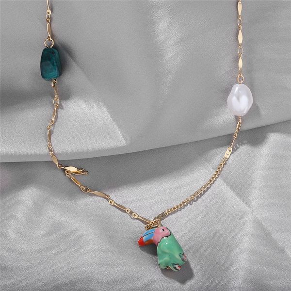 pendant necklaces 2021 fashion women necklace cute paint parrot bird jewelry accessories, Silver
pendant necklaces 2021 fashion women necklace cute paint parrot bird jewelry accessories, Silver