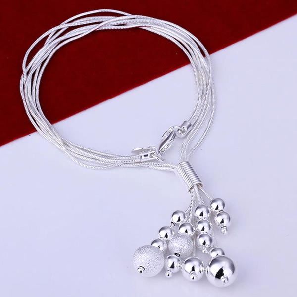 new charm silver color jewelry classic high-quality fashion three chain light sand beads necklace stretched bead women necklace
new charm silver color jewelry classic high-quality fashion three chain light sand beads necklace stretched bead women necklace