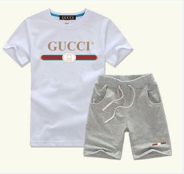 Free Shipping Style Children's Clothing for Boys and Girls Sports Suit Baby Infant Short Sleeve Clothes Kids 2019 Hot