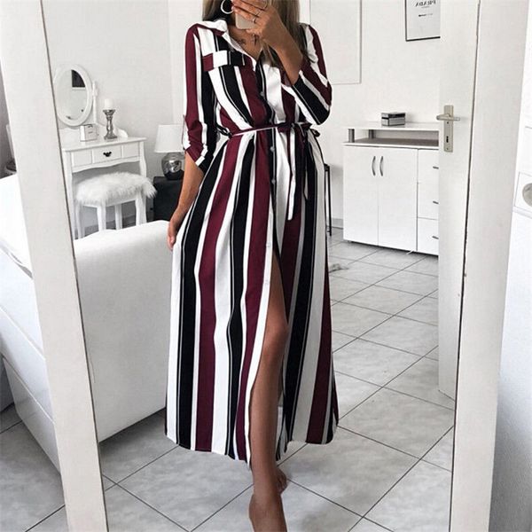 womens button down rainbow striped dresses autumn long sleeve boho maxi long dress 2019 new ladies loose v neck dress sale, Black;gray
womens button down rainbow striped dresses autumn long sleeve boho maxi long dress 2019 new ladies loose v neck dress sale, Black;gray