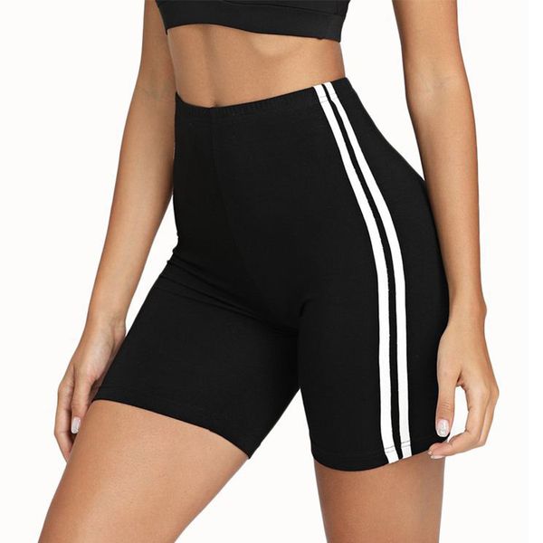 women skinny biker shorts yoga for fitness contrast striped side cycling shorts active gym wear summer fitness black short,zf189, White;red
women skinny biker shorts yoga for fitness contrast striped side cycling shorts active gym wear summer fitness black short,zf189, White;red