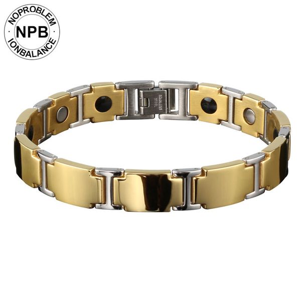 other bracelets noproblem 100 metal man bio health benifits beads charm tourmaline germanium bracelet, Golden;silver
other bracelets noproblem 100 metal man bio health benifits beads charm tourmaline germanium bracelet, Golden;silver