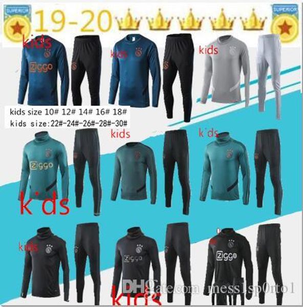 new ajax 2019/2020 training suit 2019/2020 ajax kids tracksuit van de beek dolberg kluivert football uniform size, Black
new ajax 2019/2020 training suit 2019/2020 ajax kids tracksuit van de beek dolberg kluivert football uniform size, Black