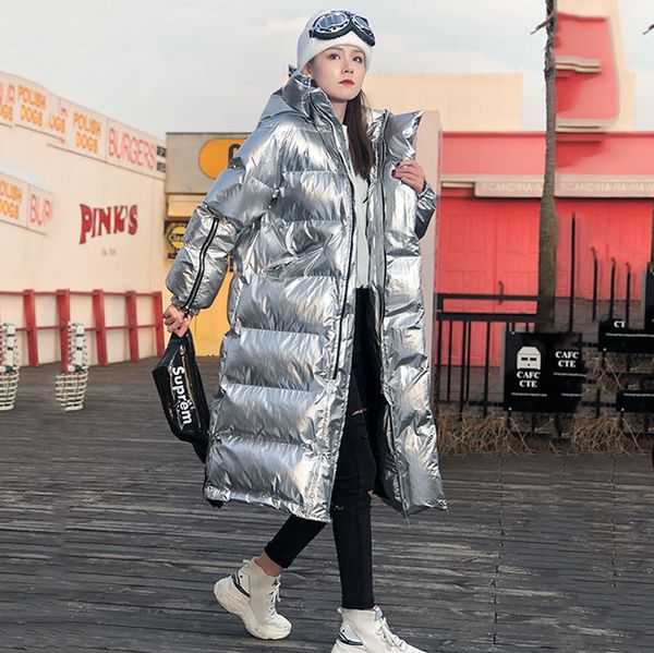 2019 winter jacket women hooded down cotton coat long oversized coats thick jacket female parkas coats stand collar outwear m211, Black
2019 winter jacket women hooded down cotton coat long oversized coats thick jacket female parkas coats stand collar outwear m211, Black
