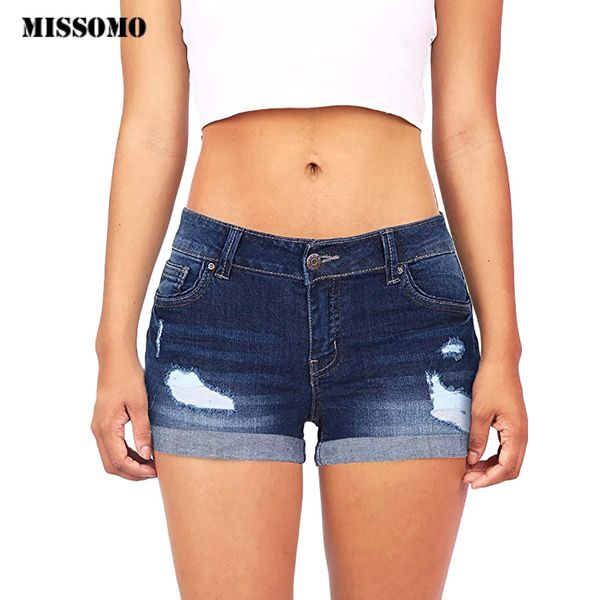 missom sumemr jeans women shorts low waist ripped hole short jeans denim jaket women denim with fly button, Blue
missom sumemr jeans women shorts low waist ripped hole short jeans denim jaket women denim with fly button, Blue