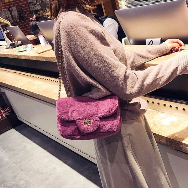 fashion plush cross body flap bag women hasp handbags luxury handbags women bags ladies party bags small shoulder #20
fashion plush cross body flap bag women hasp handbags luxury handbags women bags ladies party bags small shoulder #20