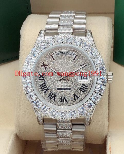 9 color watch 41mm full diamond inlaid dial diamond inlaid strap asian 2813 movement automatic mechanical watch watches, Slivery;brown
9 color watch 41mm full diamond inlaid dial diamond inlaid strap asian 2813 movement automatic mechanical watch watches, Slivery;brown