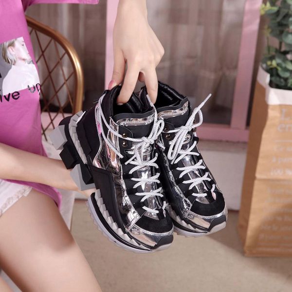2019 new men designer casual shoes women super king sneakers multicolor sorrento sneakers platform men leather comfort party shoes, Black
2019 new men designer casual shoes women super king sneakers multicolor sorrento sneakers platform men leather comfort party shoes, Black