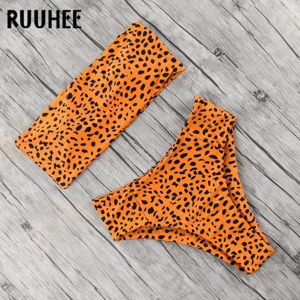 bikinis set ruuhee leopard bandeau bikini swimwear women swimsuit high waist with pads bathing suit push up beach wear biquini
bikinis set ruuhee leopard bandeau bikini swimwear women swimsuit high waist with pads bathing suit push up beach wear biquini