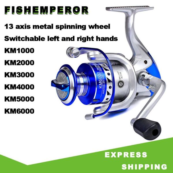 новый km spinning reel двойной катушки рыболовная катушка 5,2: 1bb metal spool рыбалка катушки карп море открытый кастинг
новый km spinning reel двойной катушки рыболовная катушка 5,2: 1bb metal spool рыбалка катушки карп море открытый кастинг