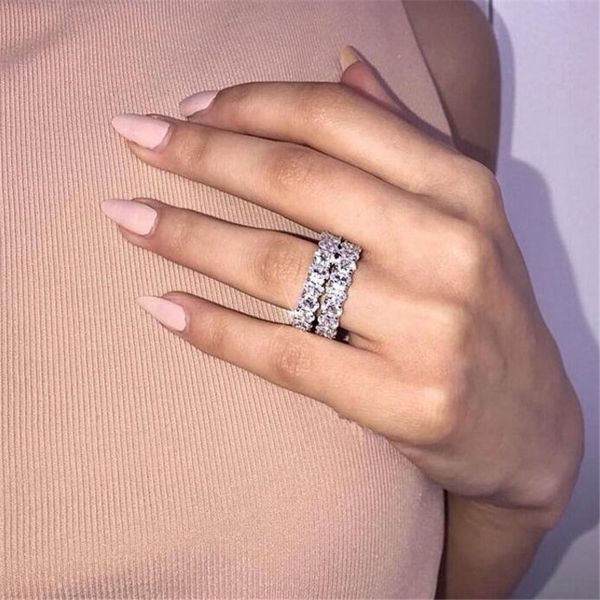 wholesale- sparkling luxury jewelry real 925 sterling silver oval cut white z cz diamond popular lady wedding band ring for women gift, Slivery;golden
wholesale- sparkling luxury jewelry real 925 sterling silver oval cut white z cz diamond popular lady wedding band ring for women gift, Slivery;golden