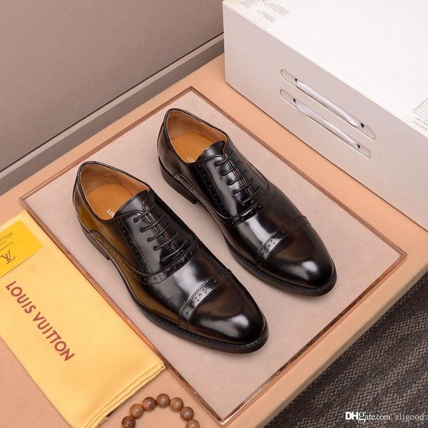 2020 new luxury designer men's high-end formal dress shoes leather inner door quality comfortable and breathable size 38-44
2020 new luxury designer men's high-end formal dress shoes leather inner door quality comfortable and breathable size 38-44