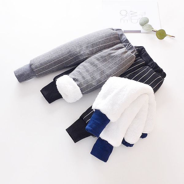 winter boys pnats new kids casual cotton plus velvet striped trousers for children boys thick warm sports pants 1-5 years 2019, Blue
winter boys pnats new kids casual cotton plus velvet striped trousers for children boys thick warm sports pants 1-5 years 2019, Blue
