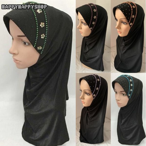 women muslim islamic hijab black ethnic style headscarf wrap amira cap arab ladies beaded scarves turban hat headwear ramadan, Red
women muslim islamic hijab black ethnic style headscarf wrap amira cap arab ladies beaded scarves turban hat headwear ramadan, Red