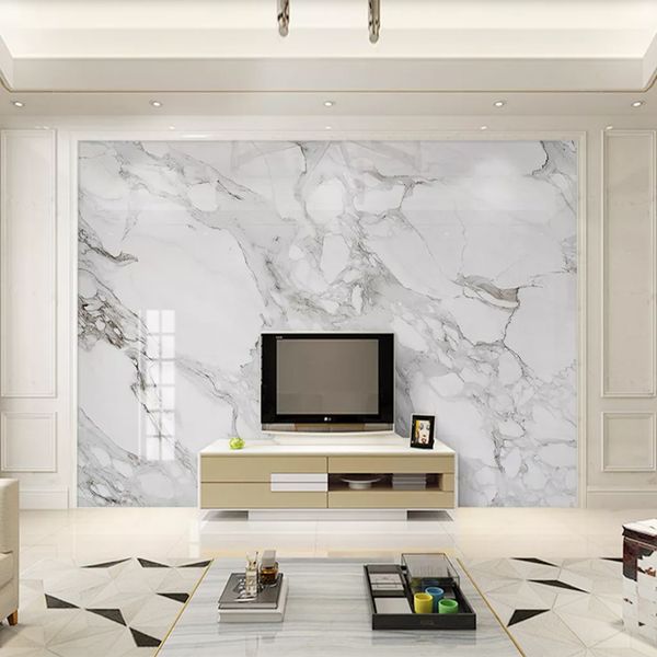 seamless wallpaper white marble background wall painting