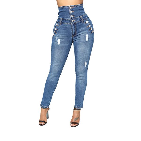 high waist jeans for women slim stretch denim pants autumn streetwear ripped bandage skinny long jeans woman plus size, Blue
high waist jeans for women slim stretch denim pants autumn streetwear ripped bandage skinny long jeans woman plus size, Blue