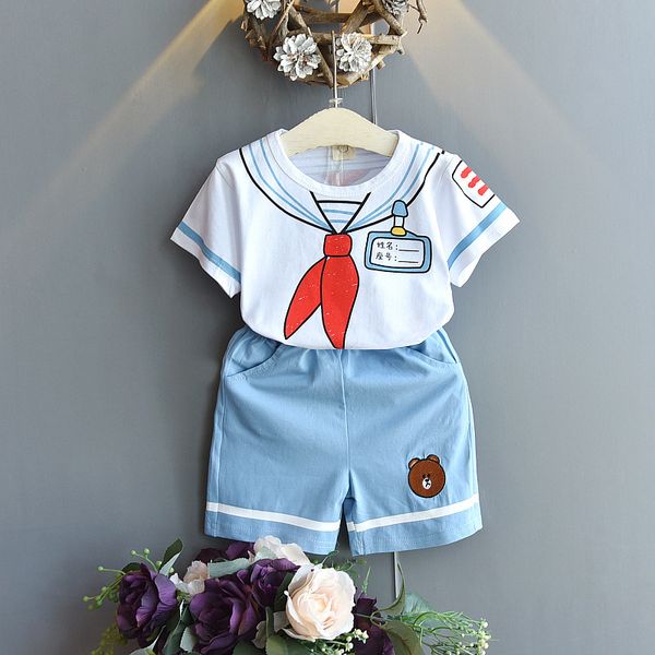summer baby boys girls school clothing sets navy tshirt + shorts skirt 2pcs /set kids children college style clothing suit, White
summer baby boys girls school clothing sets navy tshirt + shorts skirt 2pcs /set kids children college style clothing suit, White
