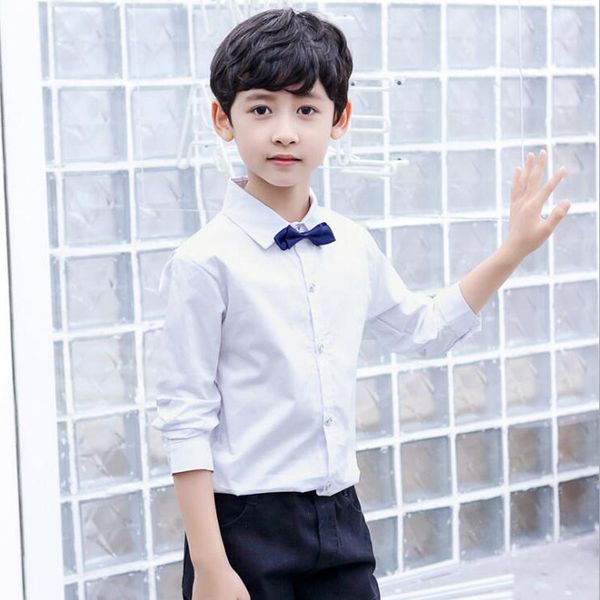 boys' long-sleeves shirt children's casual plain lapel shirt 2018 new boys'cotton for kids blouse white spring 5-12 y, White;black
boys' long-sleeves shirt children's casual plain lapel shirt 2018 new boys'cotton for kids blouse white spring 5-12 y, White;black