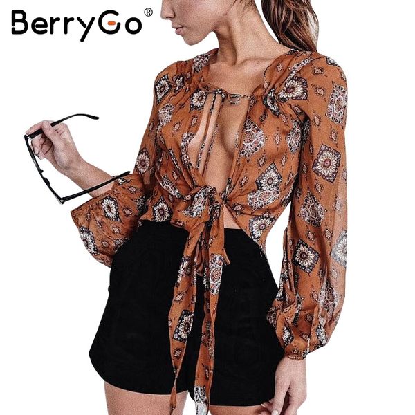 berrygo print v neck chiffon blouse shirt women summer long sleeve crop blouse 2019 streetwear bow female blusas, White
berrygo print v neck chiffon blouse shirt women summer long sleeve crop blouse 2019 streetwear bow female blusas, White