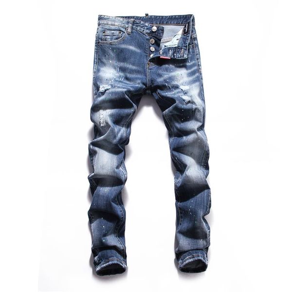 2020 mens trousers designer biker jeans slim fit motorcycle biker for fashion slim clothing mens jeans distressed ripped skinny pants, Blue
2020 mens trousers designer biker jeans slim fit motorcycle biker for fashion slim clothing mens jeans distressed ripped skinny pants, Blue