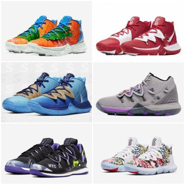 2020 kyrie shoes tv pe basketball shoes 5 for 20th anniversary irving 5s pineapple house graffiti x squidward sponge size 40-46
2020 kyrie shoes tv pe basketball shoes 5 for 20th anniversary irving 5s pineapple house graffiti x squidward sponge size 40-46