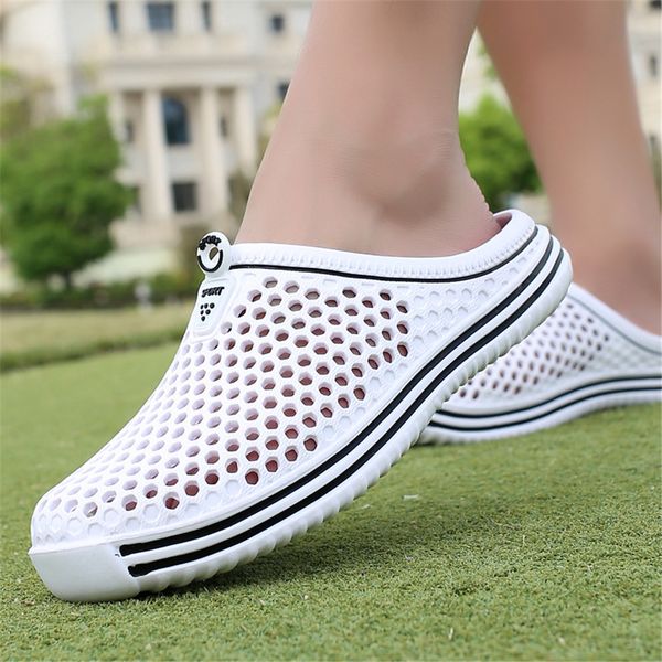 2019 casual men's slippers men shoes beach hollow out casual couple beach sandal flip flops shoes non-slide male slippers, Black
2019 casual men's slippers men shoes beach hollow out casual couple beach sandal flip flops shoes non-slide male slippers, Black