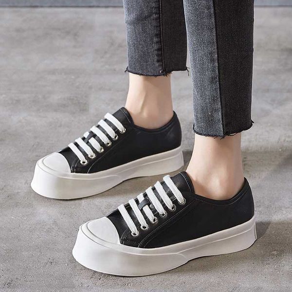 ladies leather sneaker shoes white black cement women rubber footwear