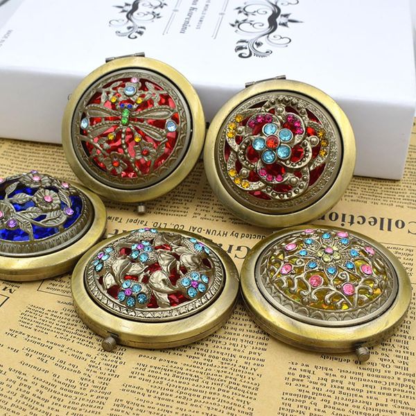 1pc metal bronze makeup mirror foldable hollow magnifying pocket mirror portable double sided retro style mirror makeup tools
1pc metal bronze makeup mirror foldable hollow magnifying pocket mirror portable double sided retro style mirror makeup tools