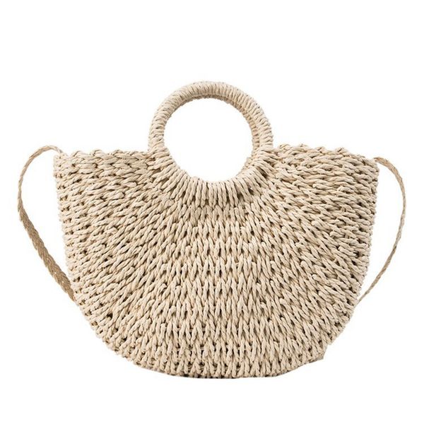 women's bag straw semicircle art beach bag travel rattan straw beach portable woven moon
women's bag straw semicircle art beach bag travel rattan straw beach portable woven moon