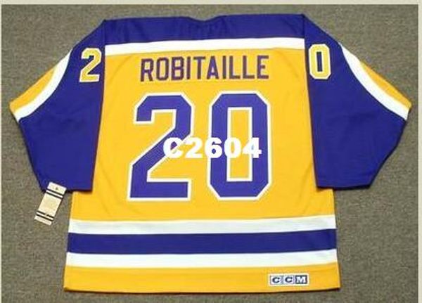 men #20 luc robitaille los angeles kings 1987 ccm vintage away hockey jersey or custom any name or number retro jersey, Black;red
men #20 luc robitaille los angeles kings 1987 ccm vintage away hockey jersey or custom any name or number retro jersey, Black;red