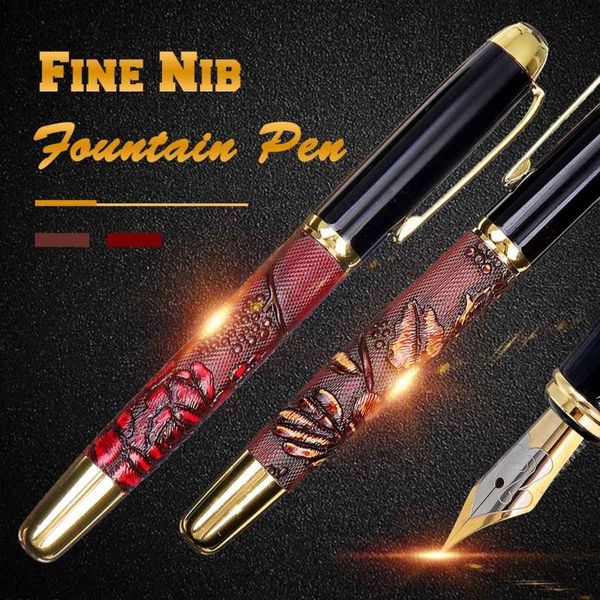classical fountain pen 3d carved high-grade business pen metal signature fountain 0.5mm nib
classical fountain pen 3d carved high-grade business pen metal signature fountain 0.5mm nib