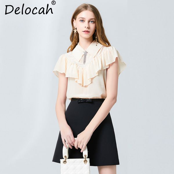 delocah new women spring summer suits runway fashion appliques ruffles +elegant vacation bow sequined skirt two pieces set, White
delocah new women spring summer suits runway fashion appliques ruffles +elegant vacation bow sequined skirt two pieces set, White