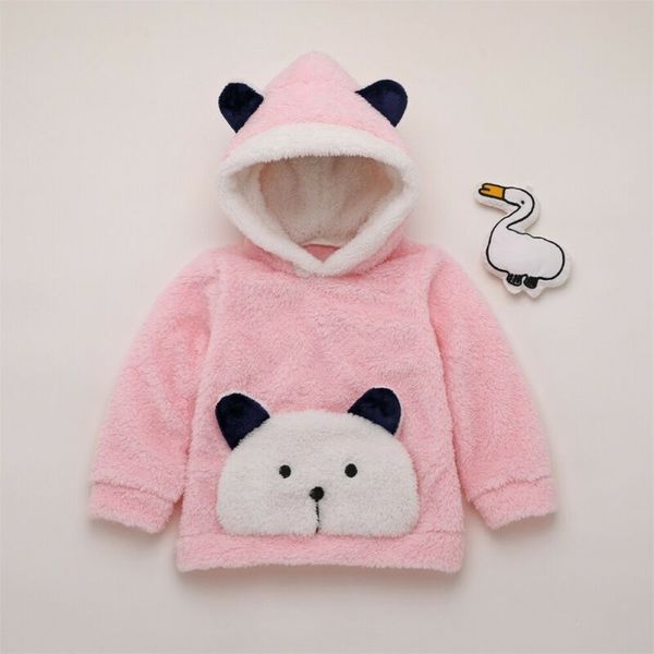 pudcoco polar bear plush fleece hooded toddler baby boys girls padded cute cartoon sweatshirt fur hoodies clothes, Black
pudcoco polar bear plush fleece hooded toddler baby boys girls padded cute cartoon sweatshirt fur hoodies clothes, Black