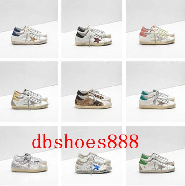 

2019 golden gose db gdb old style sneakers genuine leather villous dermis casual shoes mens and women luxury superstar trainer size 35-45 d3, Black
