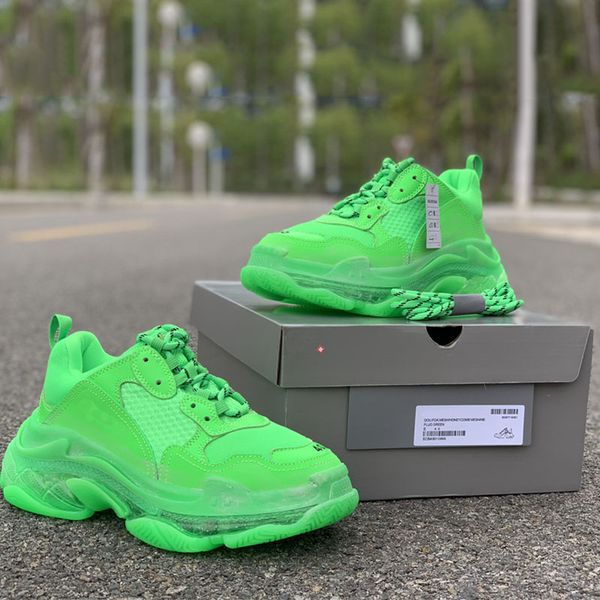 Hot Paris Triple S 17FW Dad Running Shoes Fashion Green Luxury New Brand Designer Mens Women Sports Casual Shoes
Hot Paris Triple S 17FW Dad Running Shoes Fashion Green Luxury New Brand Designer Mens Women Sports Casual Shoes
